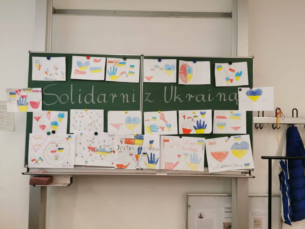 Społeczność Szkoły Polskiej w Hamburgu solidaryzuje się z Ukrainą