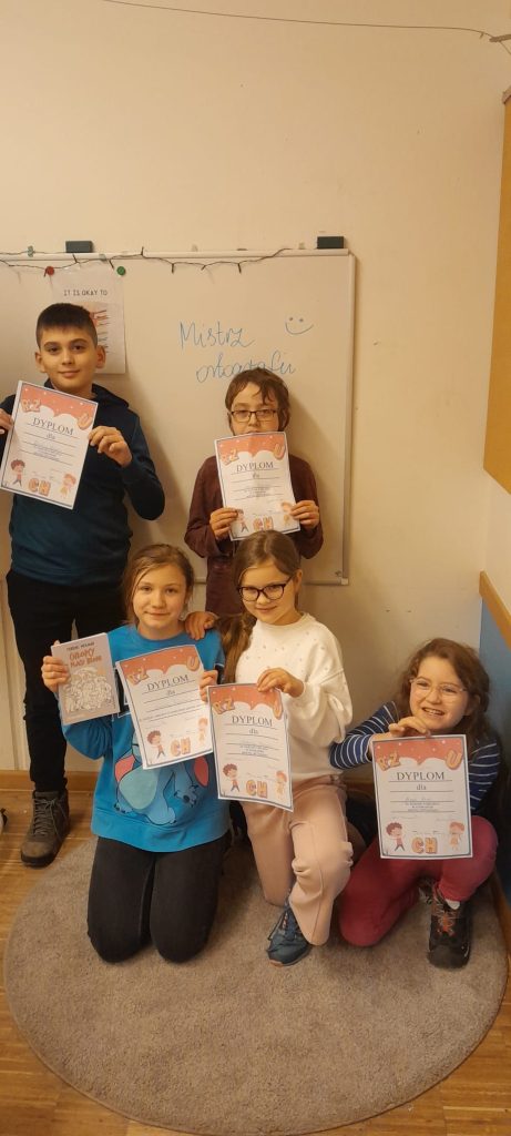 Z ortografią za pan brat- konkurs „Mistrz ortografii”