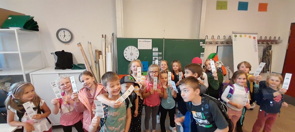 Pierwsze spotkanie uczniów z biblioteką szkolną