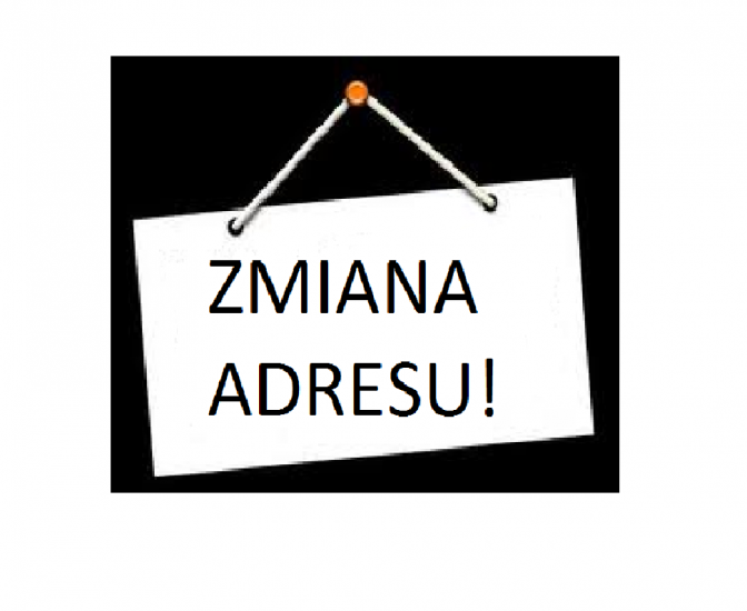 ZMIANA ADRESU